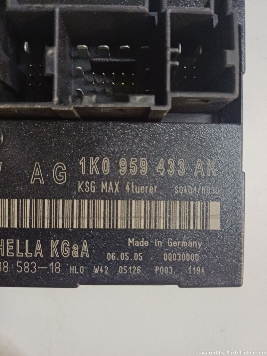 Calculator confort 1K0959433AK VOLKSWAGEN GOLF PLUS (5M1, 521) [ 2004 - 2013 ] – foto 2