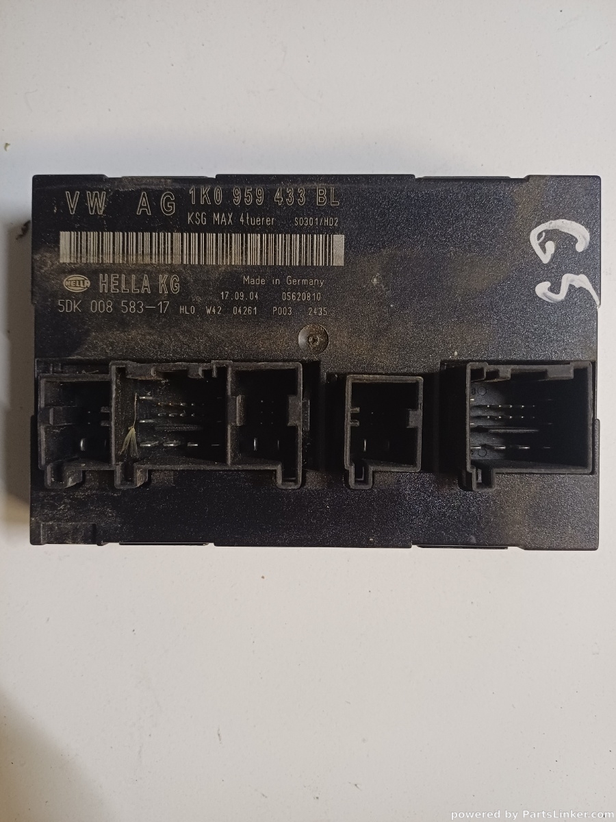 Calculator confort 1k0959433BL VOLKSWAGEN GOLF PLUS (5M1, 521) [ 2004 - 2013 ]