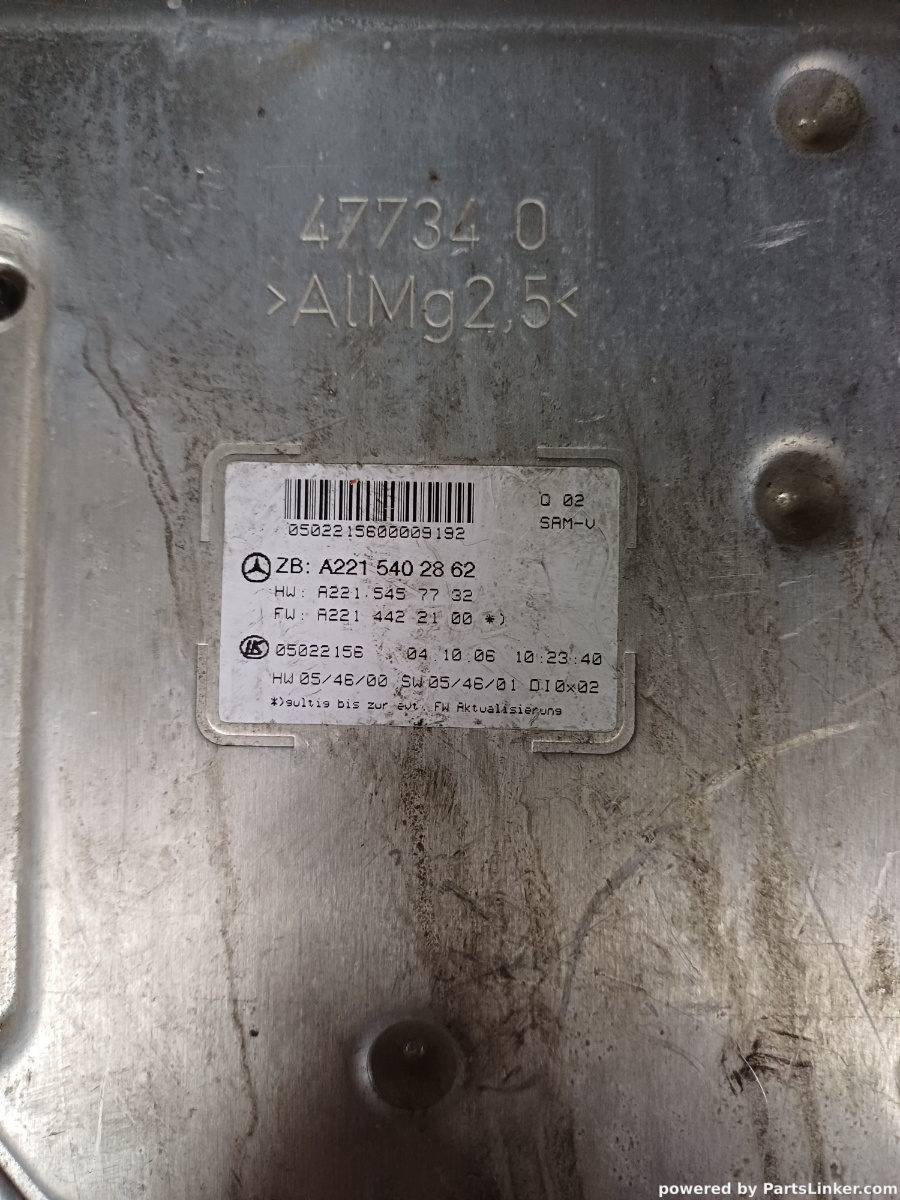 Calculator confort / modul sam MERCEDES-BENZ S-CLASS II (W221, C215) [ 2005 - 2013 ] OEM A2215402862 – foto 2