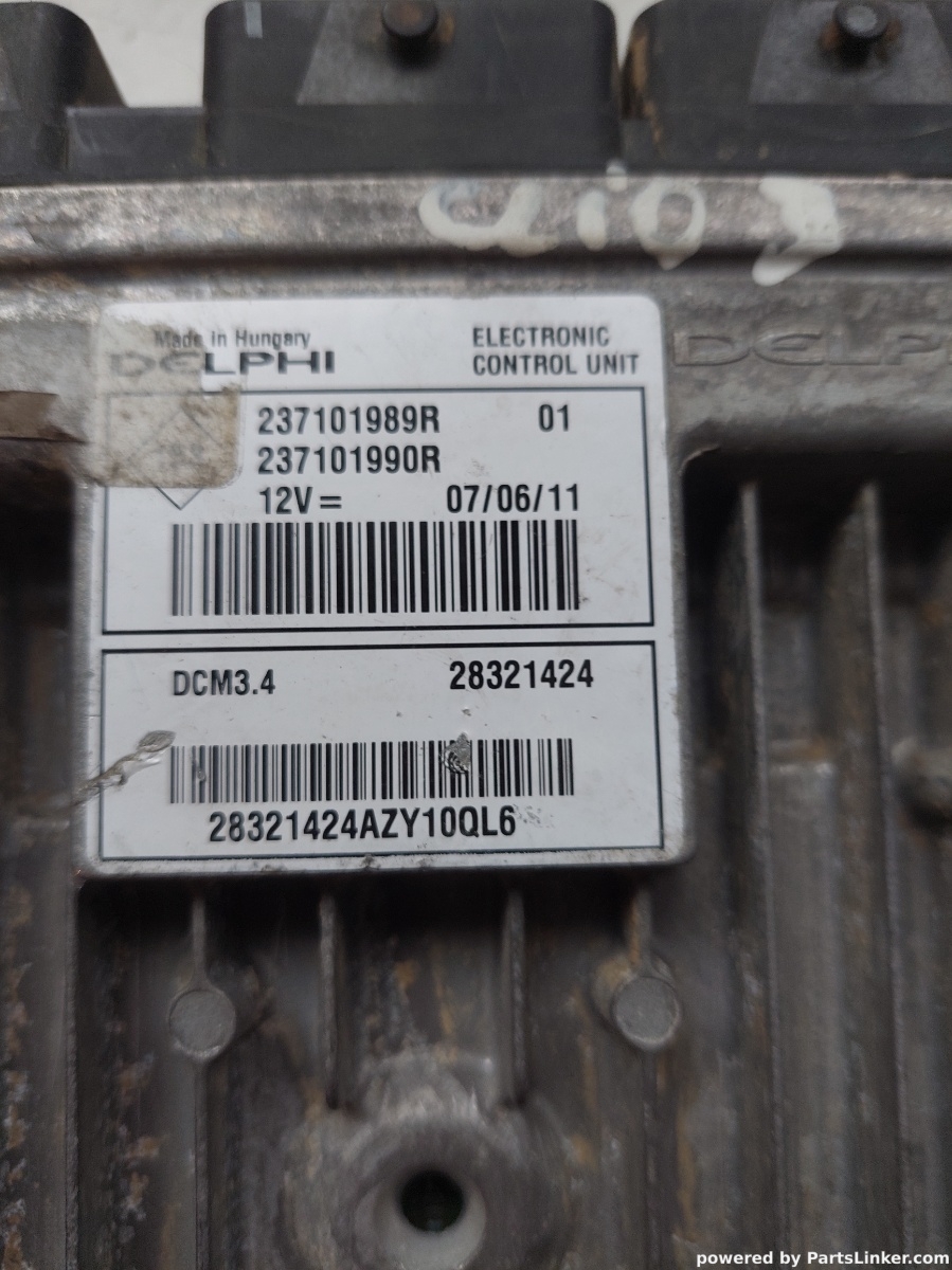 Calculator motor RENAULT CLIO III (BR0/1, CR0/1) [ 2005 - > ] OEM 237101989r – foto 2