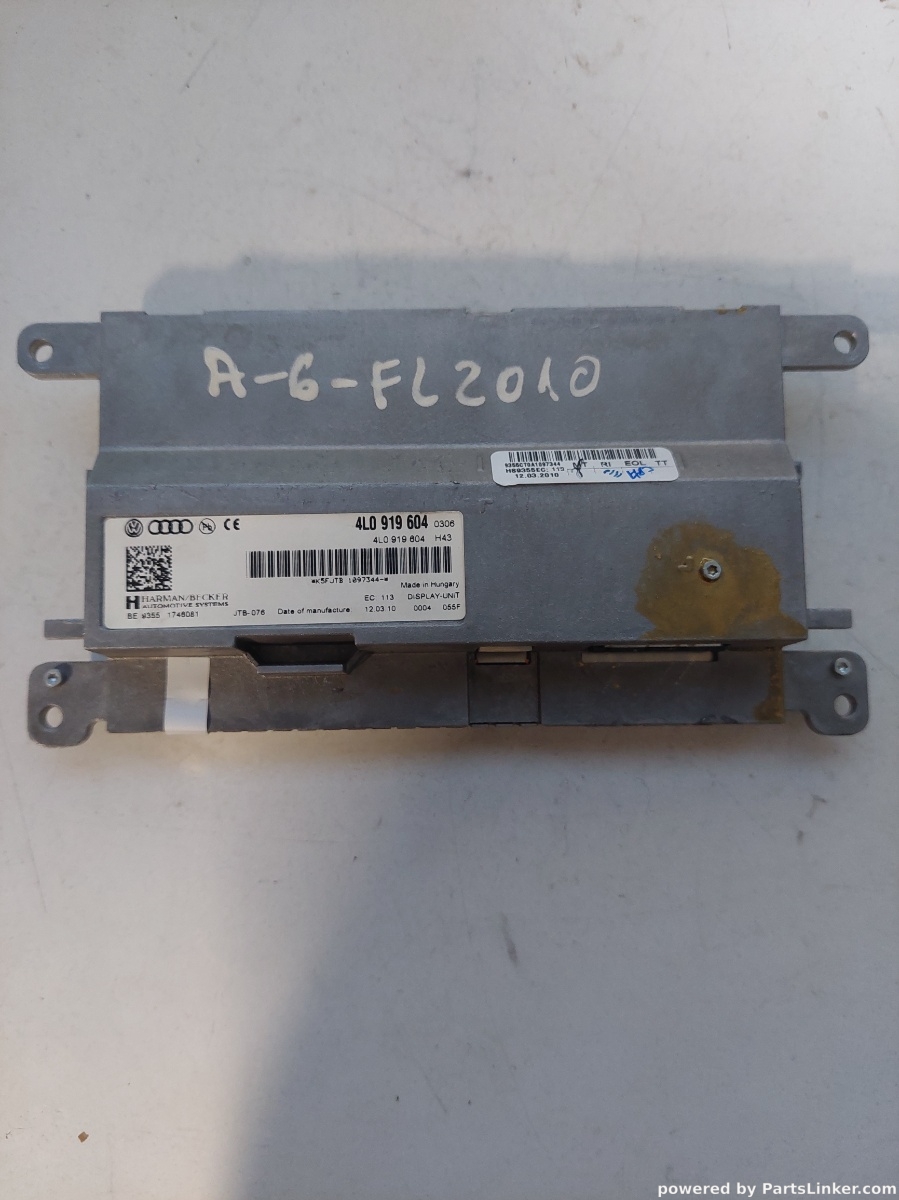 Display AUDI A6/S6 IV Saloon (4G2, C7, 4GC) [ 2010 - 2018 ] OEM 4l0919604 – foto 2