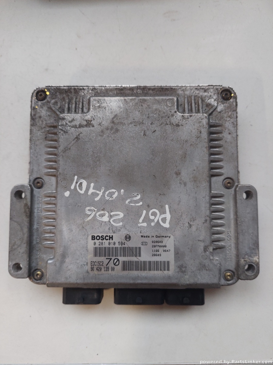Calculator ECU PEUGEOT 206 CC 2D 2000 - > 2.0 HDI 0281010594