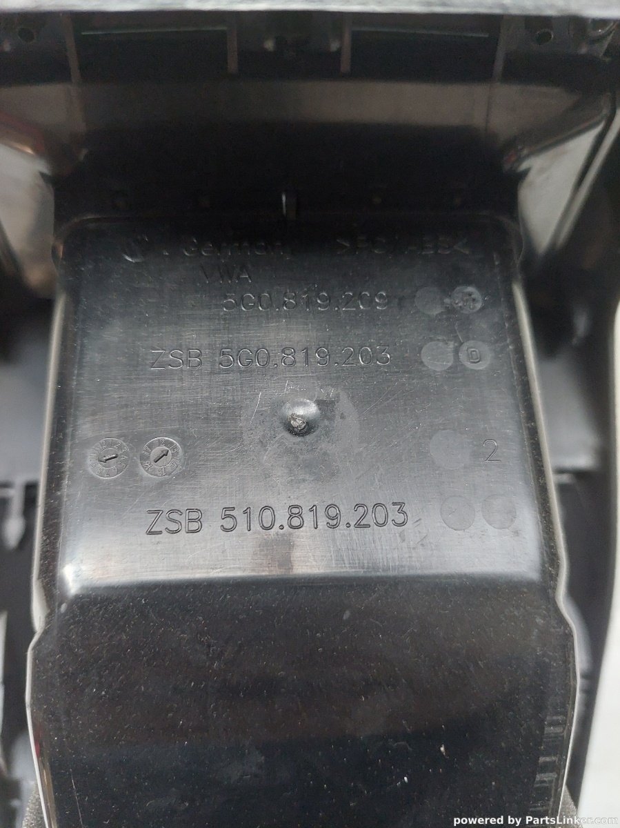 GRILA VENTILATIE spate VOLKSWAGEN GOLF VAN VII Variant BA5 2013 - 2017 5g0819203 – foto 2