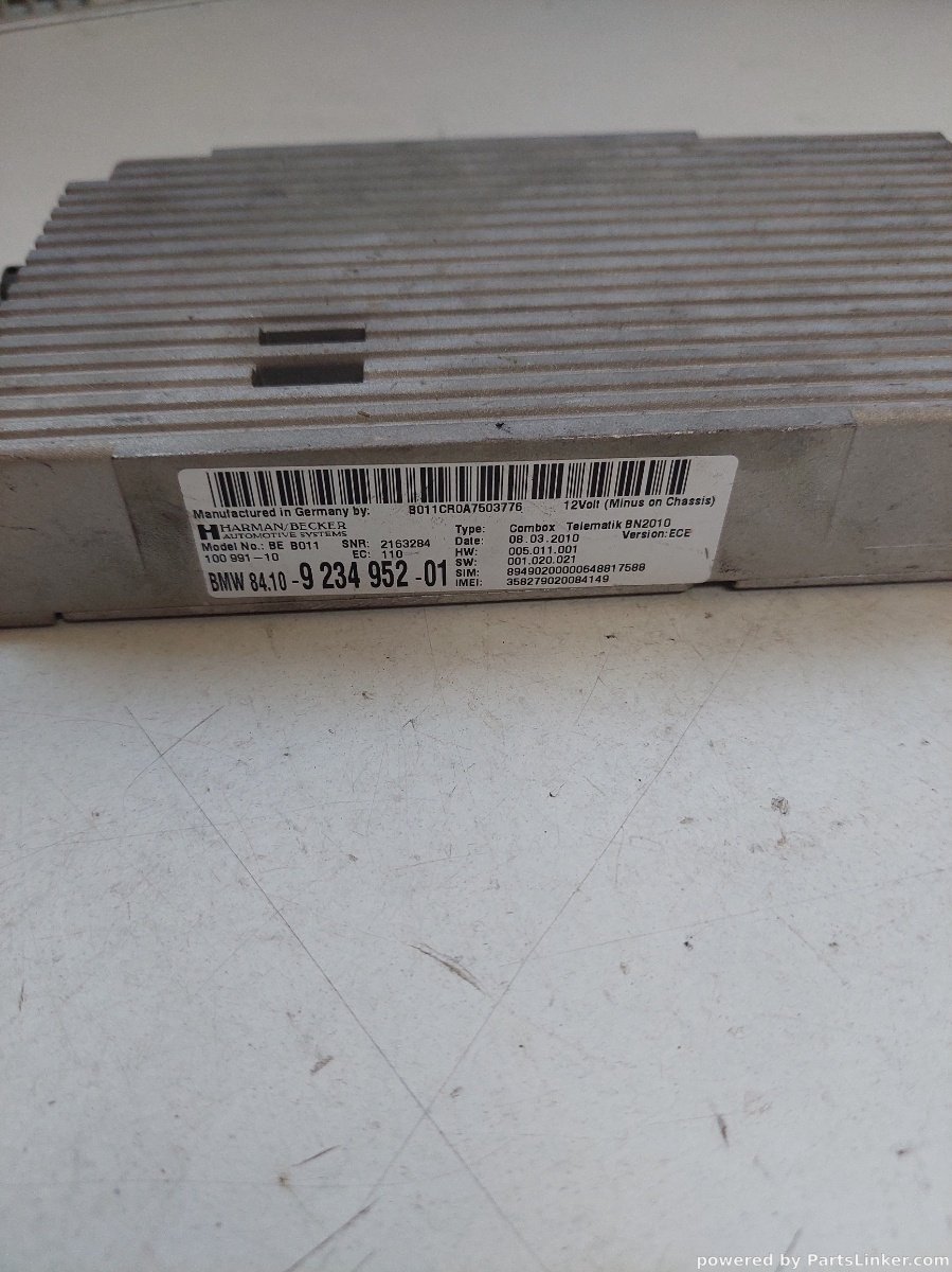 Modul bluetooth BMW 7 V (F01, F02, F03, F04) [ 2008 - 2015 ] ActiveHybrid 7 (N55 B30 A) 235KW|320HP OEM 923495201 – foto 2