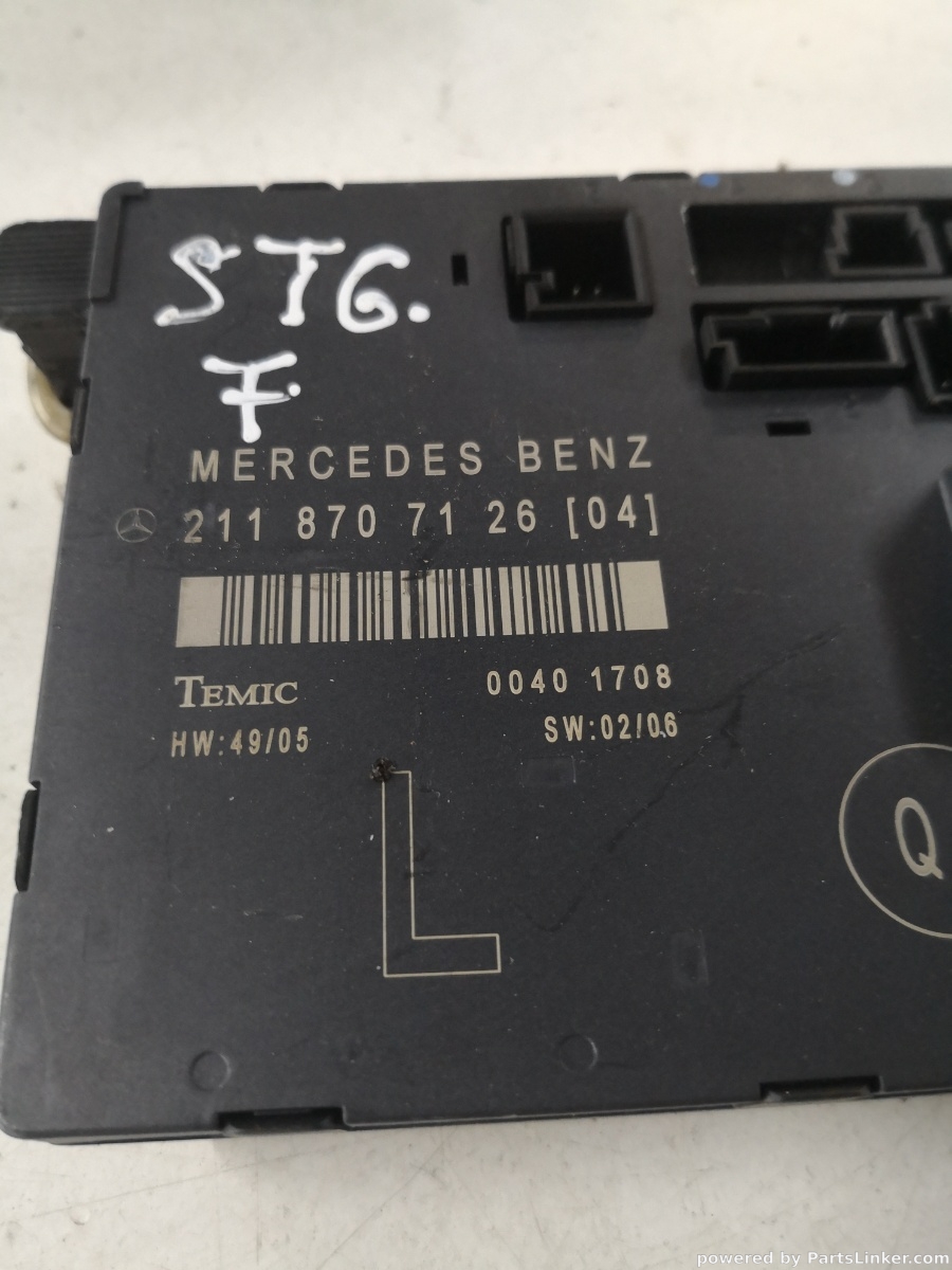 Modul usa stanga fata MERCEDES-BENZ E-CLASS (W211) [ 2002 - 2009 ] OEM 2118707126 – foto 2