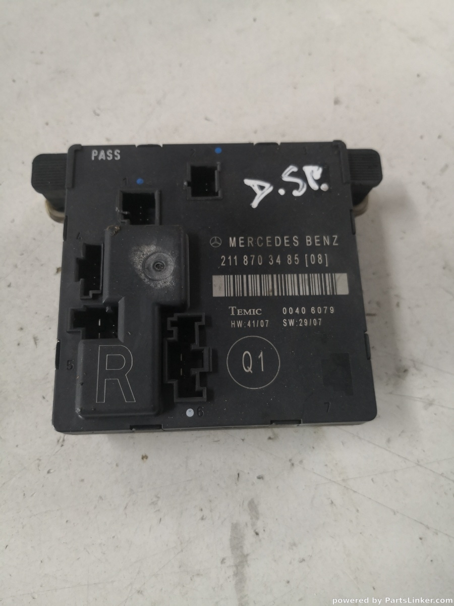 Modul usa dreapta spate MERCEDES-BENZ E-CLASS (W211) [ 2002 - 2009 ] OEM 2118703485