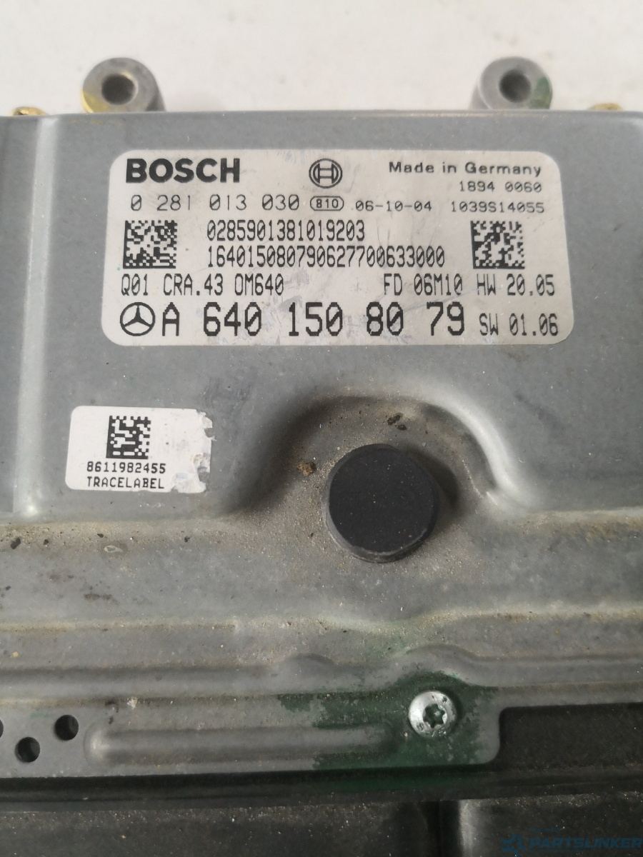 Calculator ECU MERCEDES-BENZ B-CLASS (W245) [ 2005 - 2011 ] B 180 CDI (OM 640.940) 80KW|109HP BOSCH 0281013030 OEM A6401508079 – foto 2