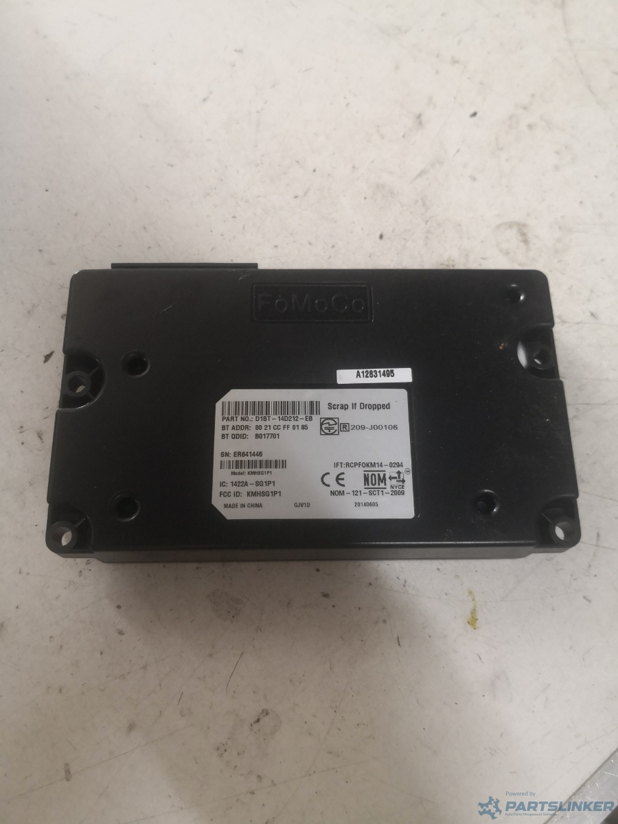 Modul bluetooth FORD FIESTA VI [ 2008 - > ] 1.0 (P4JA, P4JB, P4JC, P4JD) 59KW|80HP OEM D1bt14d212eb