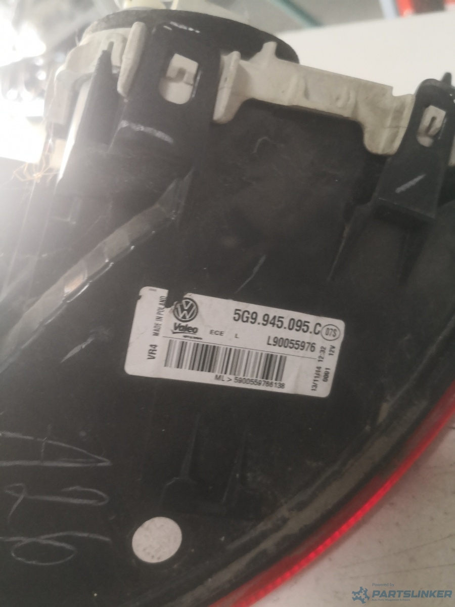Lampa spate / stop stanga spate VOLKSWAGEN GOLF VII Estate (BA5, BV5) [ 2013 - > ] OEM 5g9945095c – foto 2