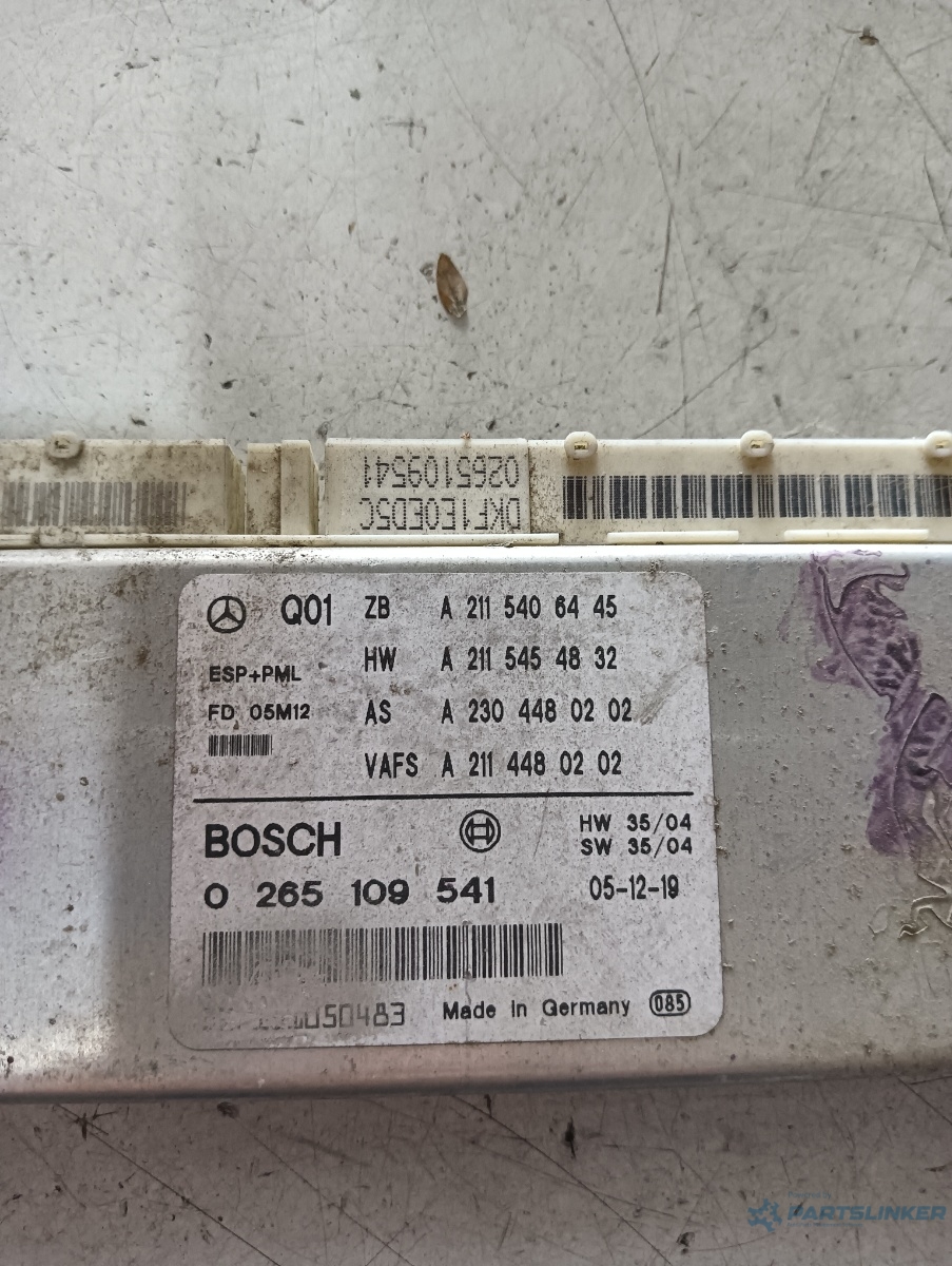 Calculator ABS MERCEDES-BENZ CLS (C219) [ 2004 - 2011 ] OEM A2115406445 – foto 2