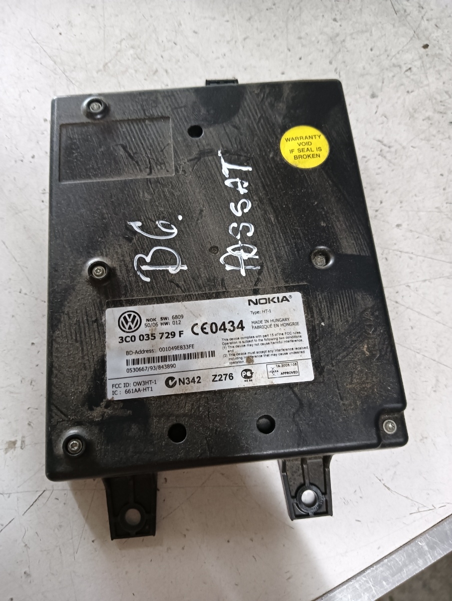 Modul bluetooth  VOLKSWAGEN PASSAT (3C2) [ 2005 - 2010 ] OEM 3c0035729f