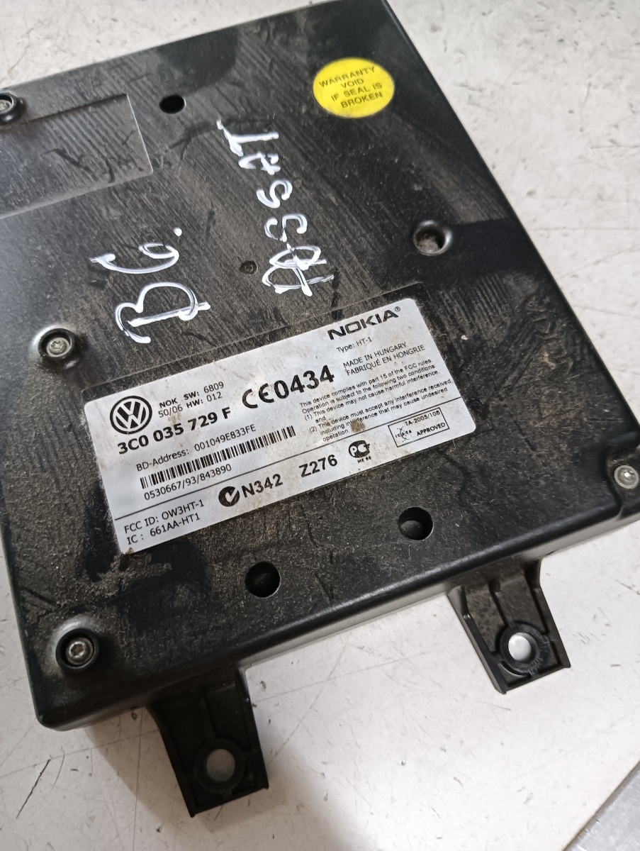 Modul bluetooth  VOLKSWAGEN PASSAT (3C2) [ 2005 - 2010 ] OEM 3c0035729f – foto 2