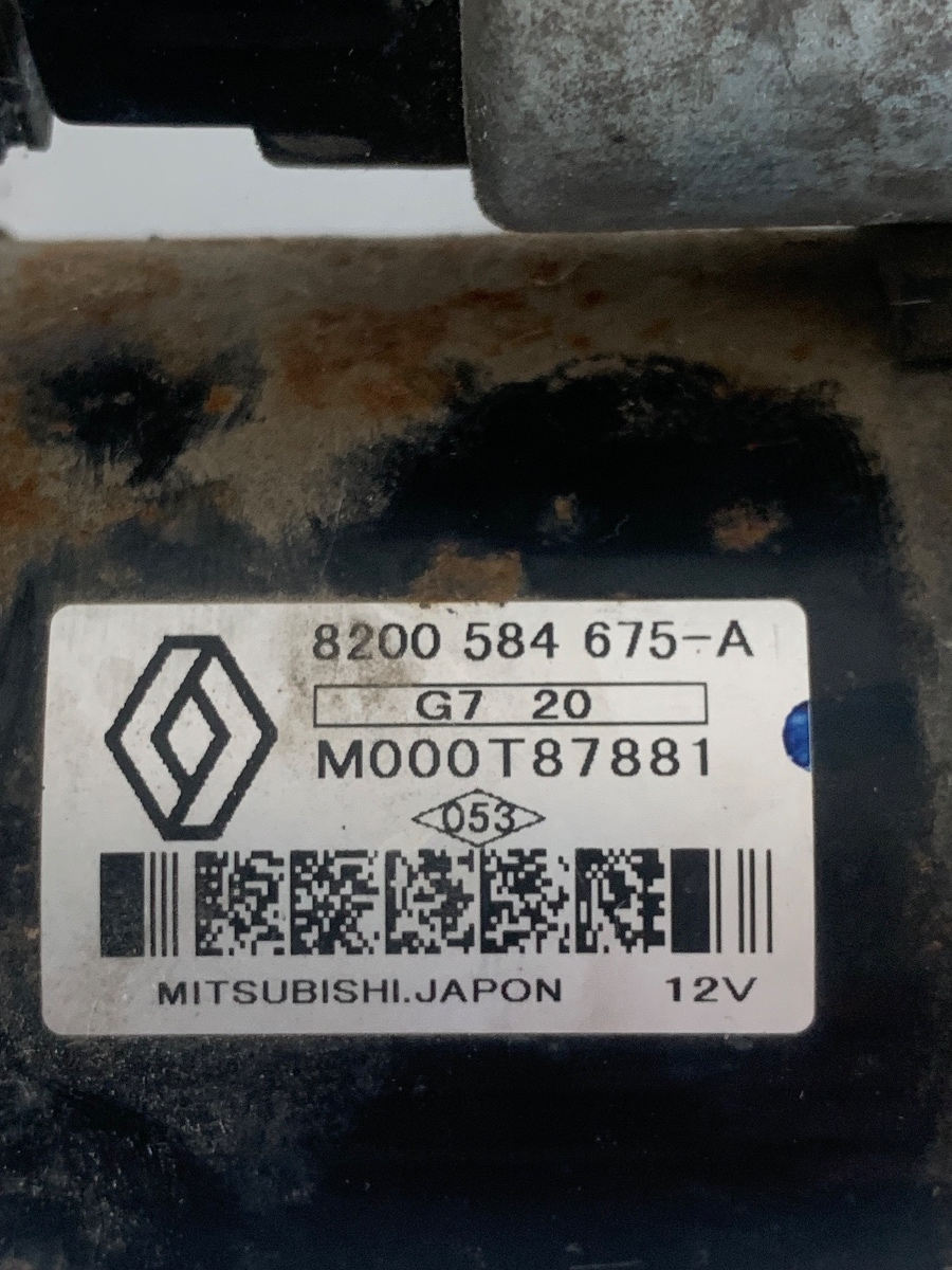 Electromotor RENAULT MEGANE II / DACIA LOGAN / DUSTER / CLIO 2 1.5 dCi K9K 722 8200584675-A – foto 3