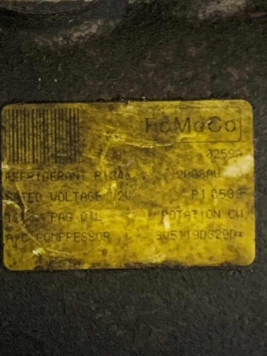 Compresor AC FORD FIESTA V JH_, JD_ 2001 - 2010 OEM 3V5119D629D – foto 4