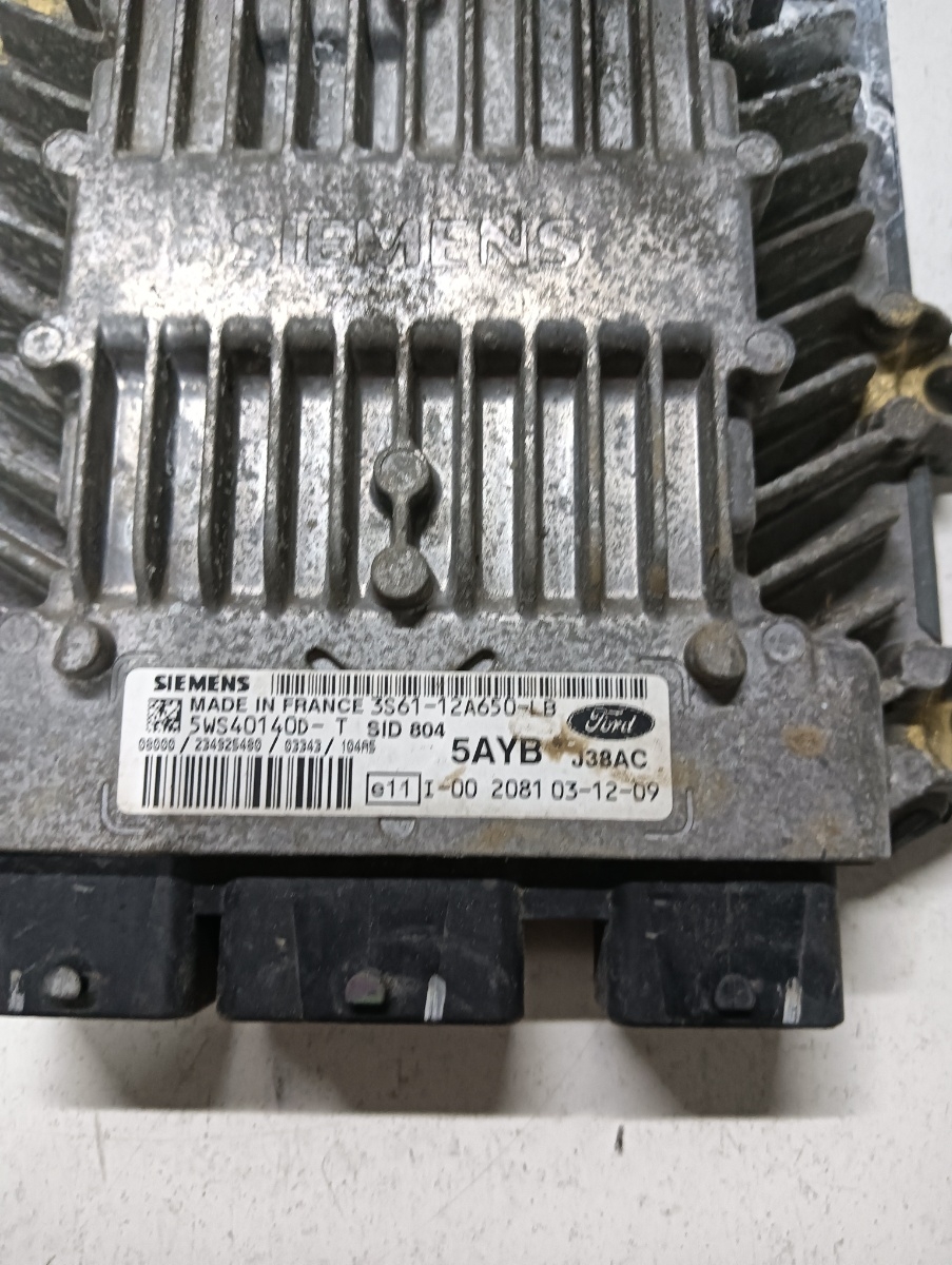 ECU modul/unitate de control motor FORD FIESTA V JH_, JD_ 2001 - 2010 TDCi F6JA, F6JB 3s6112a650lb – foto 2