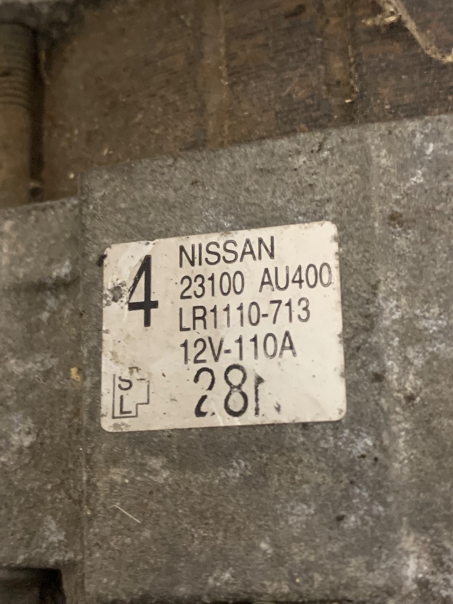 Alternator NISSAN X-TRAIL T30 2001 - 2013 2.0B LR1110-713 23100AU400 – foto 3