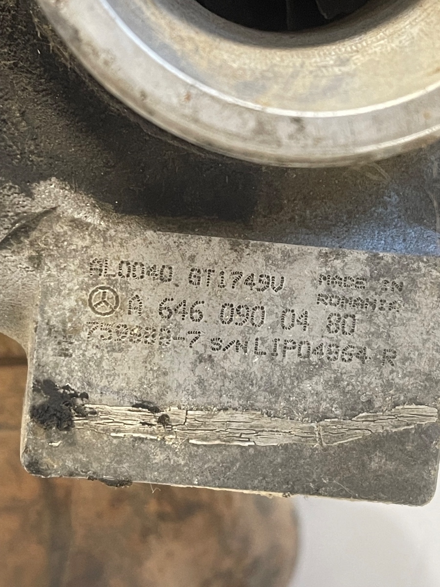 Turbina MERCEDES-BENZ SPRINTER 3,5-t Box 906 2009 2.2CDI E4 A6460900480 – foto 3