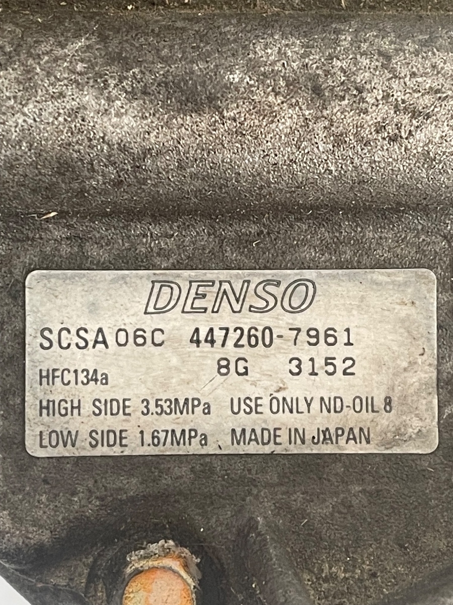 Compresor  AC TOYOTA YARIS _P1_ 1999 - 2005 1.4D 447260-7961 – foto 3