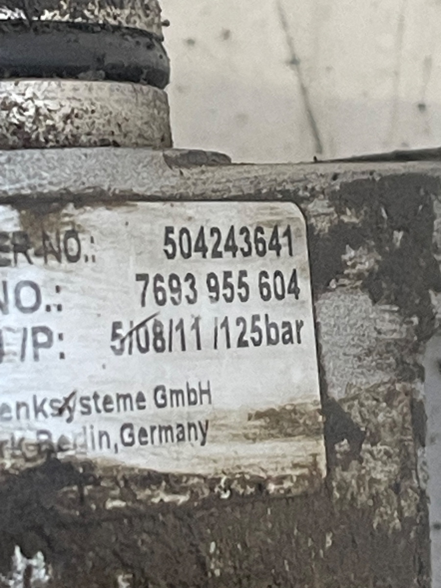 Pompa servo IVECO DAILY 2011 3.0D EURO 5  7693955604 / 504243641 – foto 2