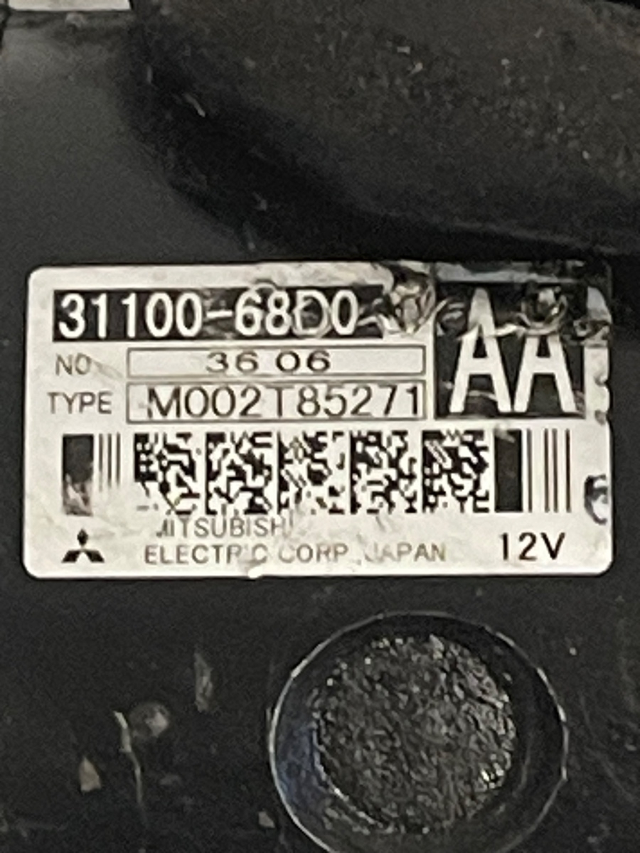 Electromotor SUZUKI GRAND VITARA I FT, HT 1998 - 2006 2.0D 31100-68D0 M002T85271 – foto 2