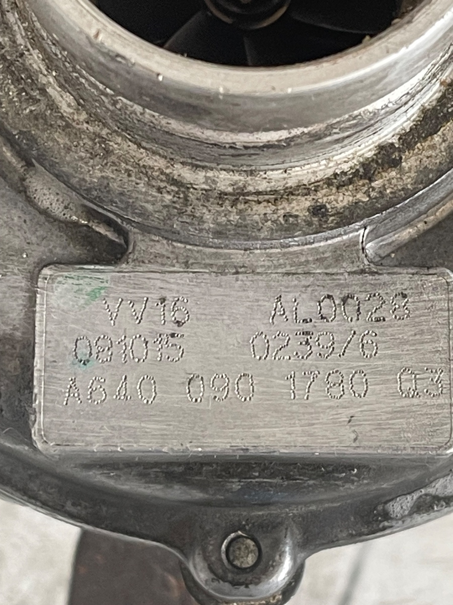 Turbina MERCEDES-BENZ B-CLASS W245 2005 - 2011 2.0 B 180 CDI OM 640.940, MERCEDES-BENZ A-CLASS II W169 2004 - 2012 2.0 A 180 CDI OM 640.940 A6400901780 – foto 2
