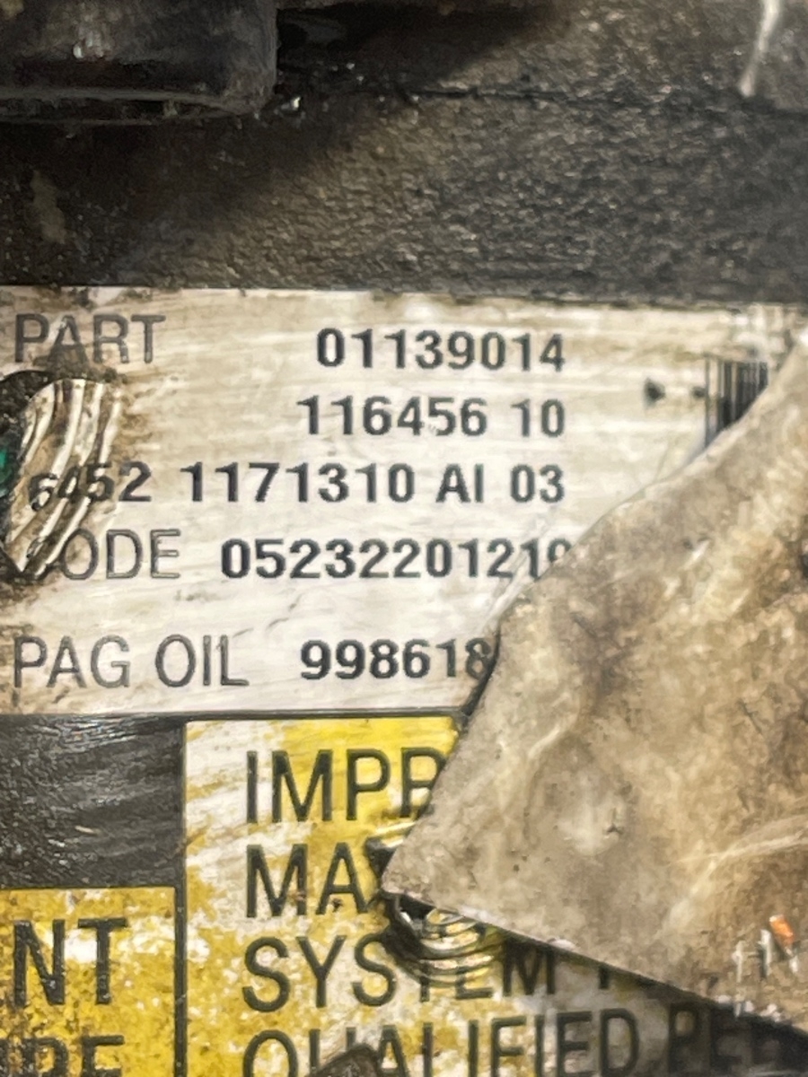 Compresor  AC MINI COOPER R50, R53 2001 - 2006 1.6B 11645610 / 01139014 – foto 2