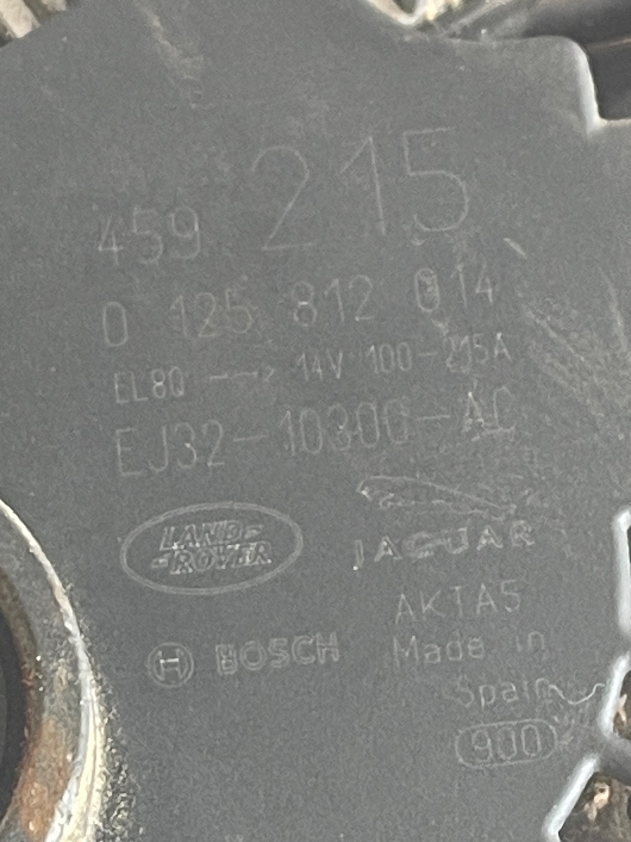 Alternator LAND ROVER RANGE ROVER EVOQUE LV_, L538 2011 - > 2.2D 0125812014 – foto 3