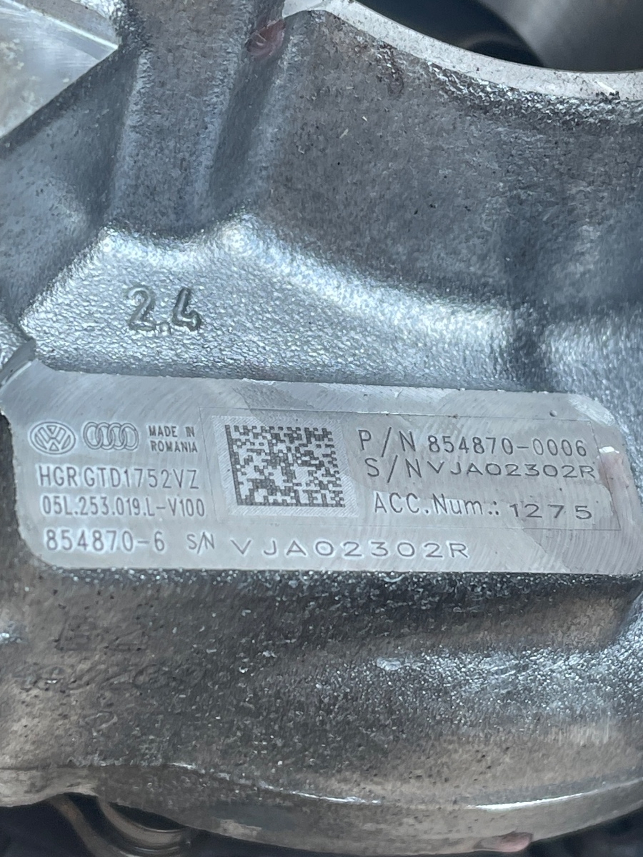 Turbina AUDI A6 C8, 4A2 2018 - > 2.0 40 TDI Mild Hybrid DFBA 05L253019L – foto 2