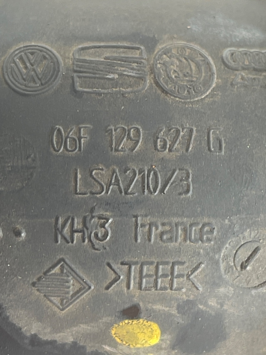 Furtun admisie aer AUDI A3 II 8P1 2003 - 2013 2.0 TFSI AXX 06F129627G – foto 2