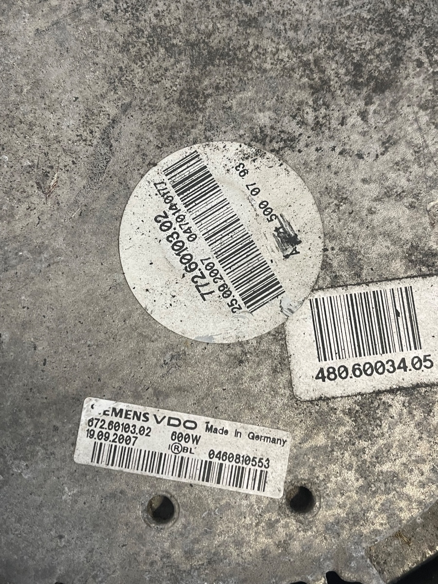 Electroventilator MERCEDES-BENZ S-CLASS II W221, C215 2005 - 2013 7726010302 / A2215050155 – foto 3