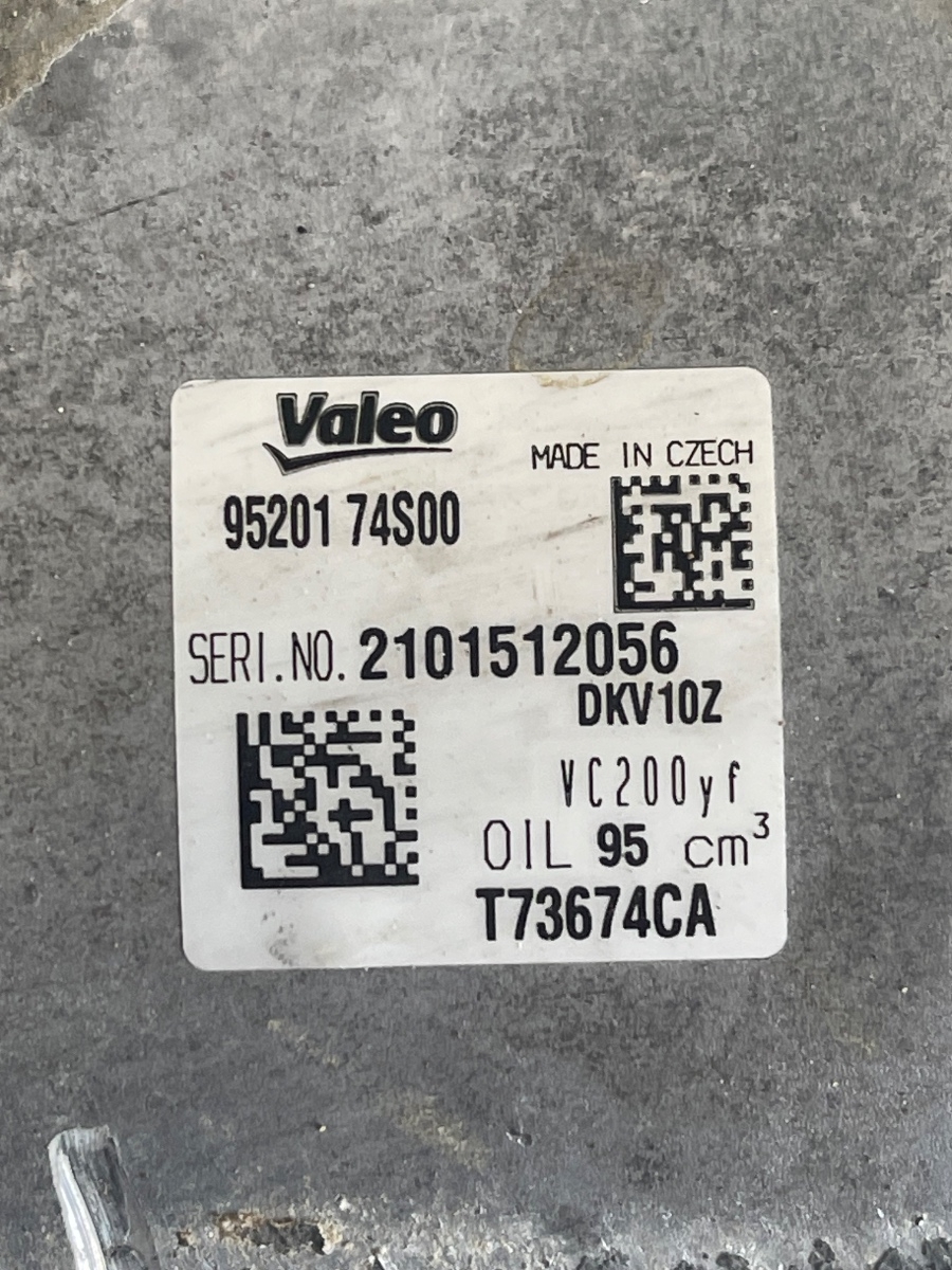 Compresor AC Suzuki Vitara 1373 Hybrid 01 95KW 2023  9520174S00 / 2101512056 – foto 4