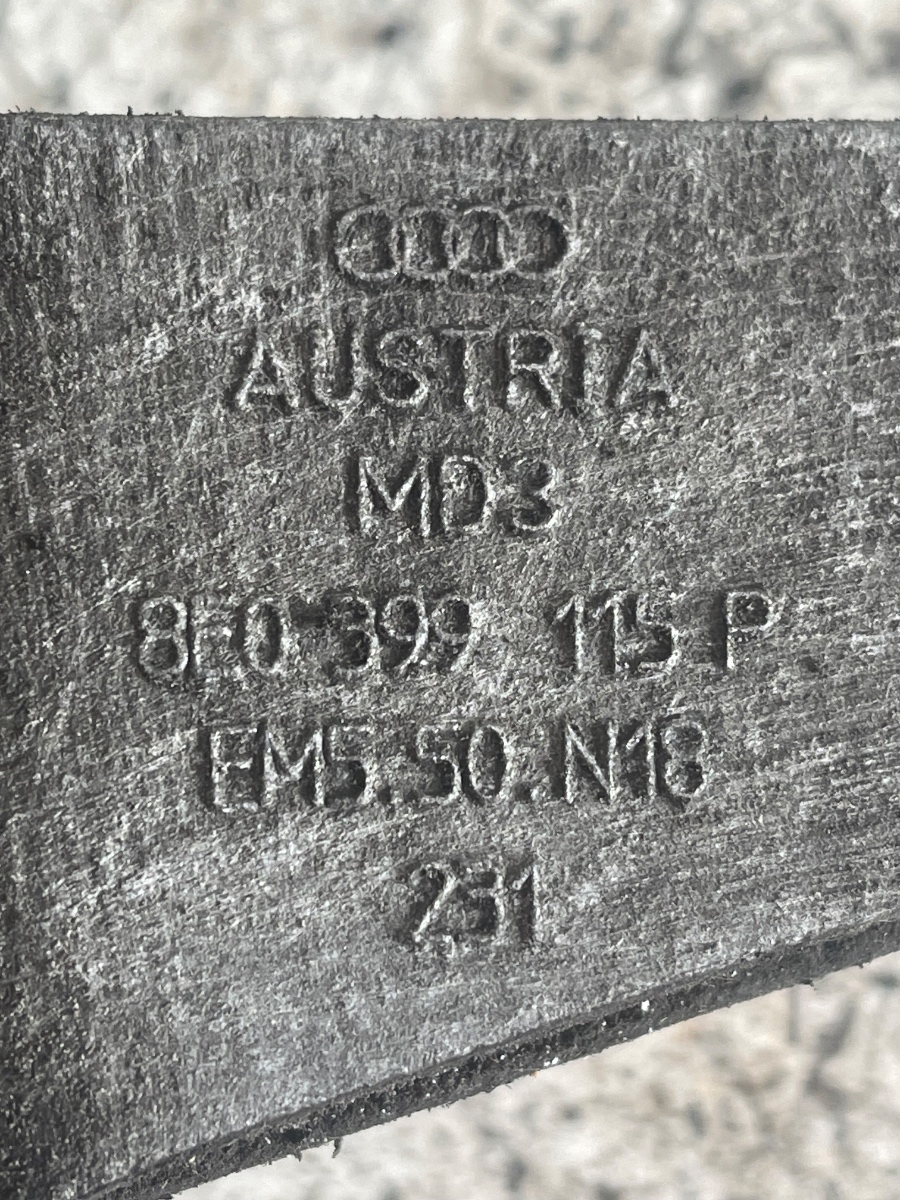 Tampon cutie de viteze AUDI A4 III 8EC, B7 2004 - 2008 TDI BPW 8E0399115P – foto 3