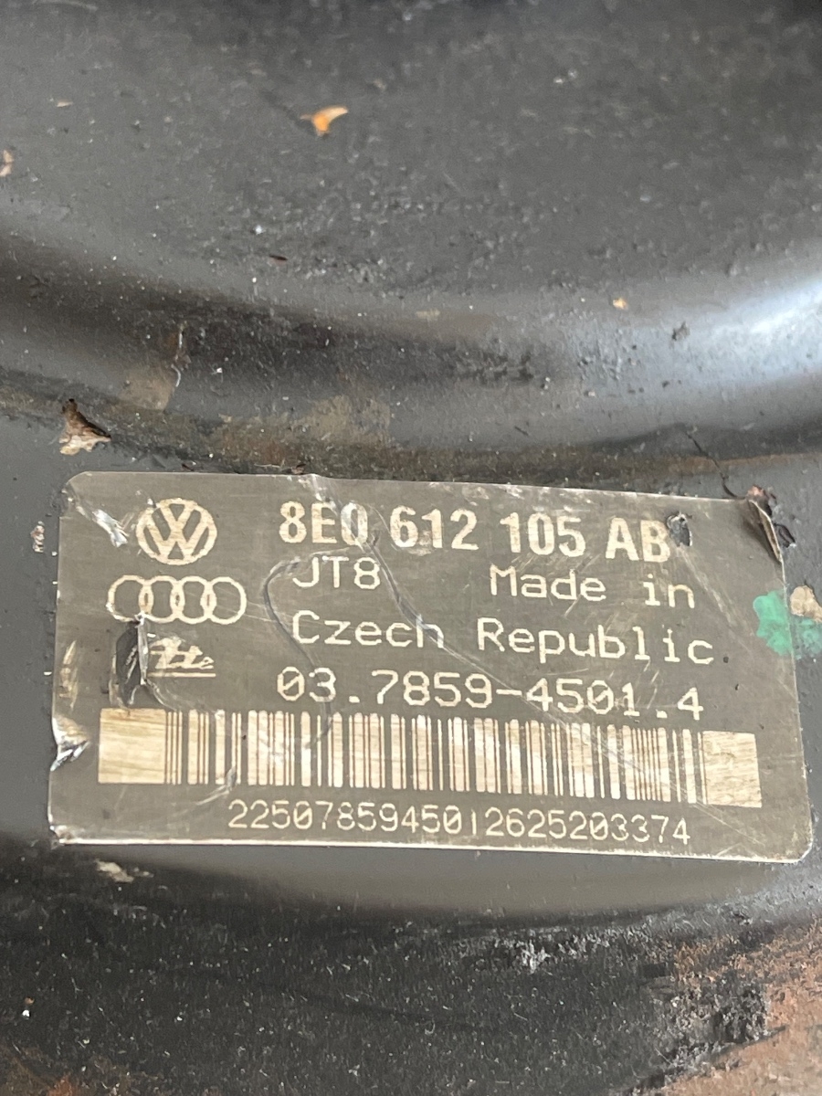 Tulumba frana AUDI A4 III 8EC, B7 2004 - 2008 2.0 TDI 16V BLB  8E0612105AB – foto 3