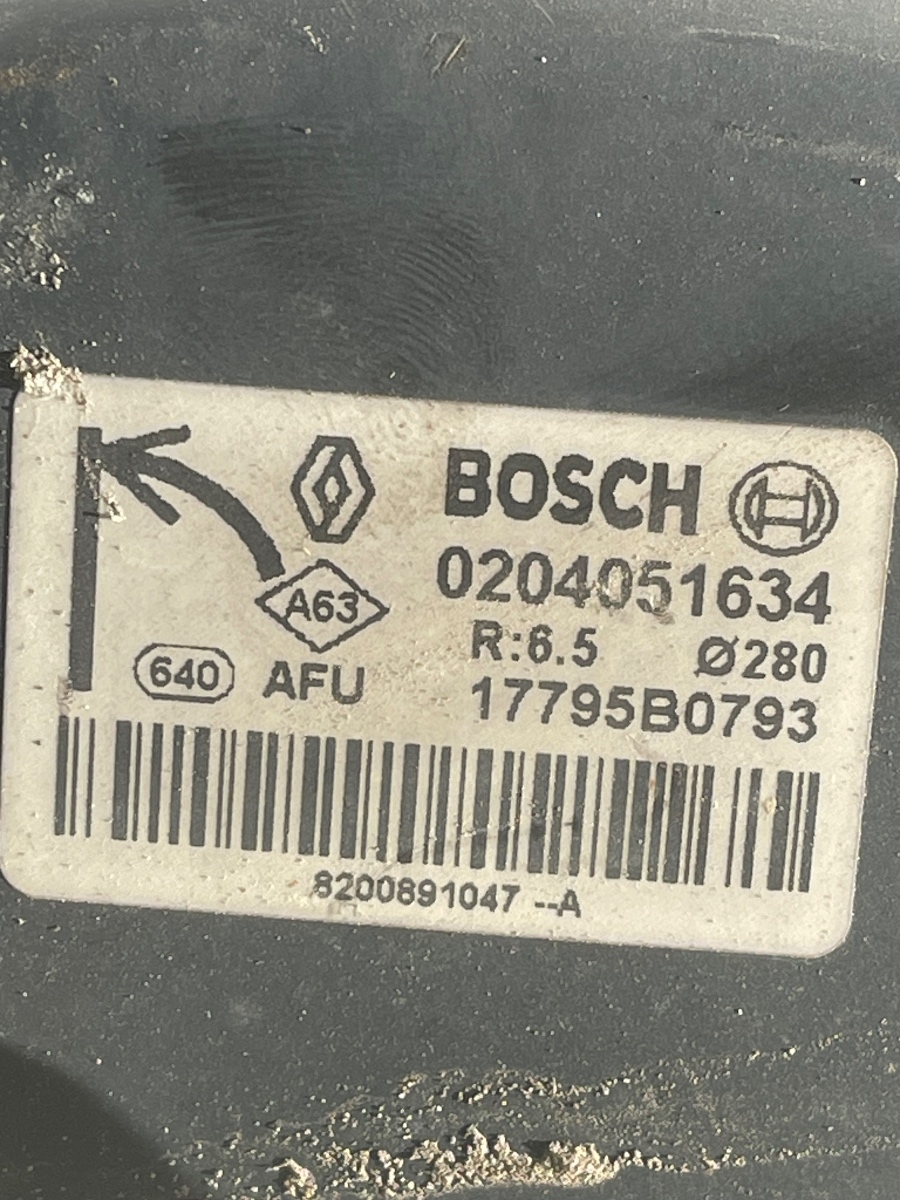 Tulumba frana RENAULT KANGOO Express FW0/1_ 2008 - > 1.5DCI 0204051634 – foto 2