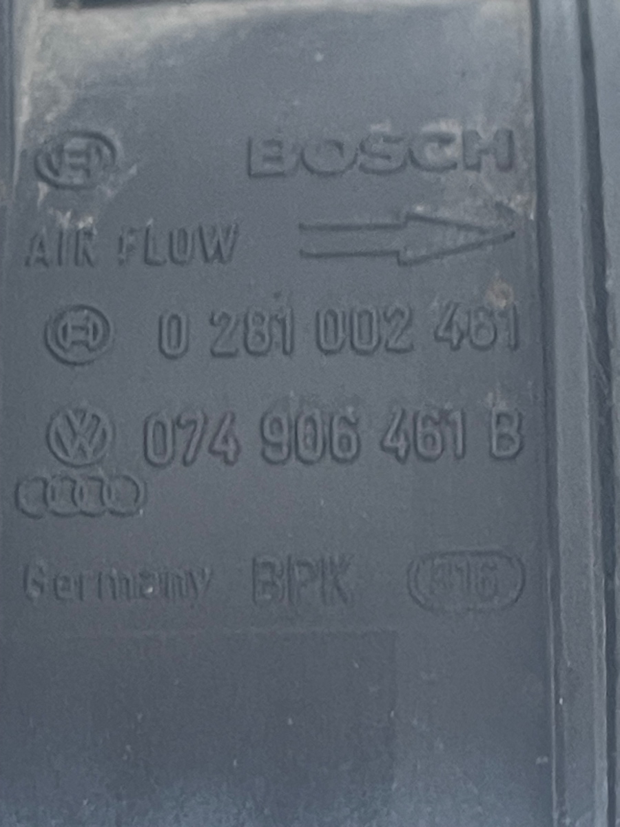 Debitmetru AUDI A3 II 8P1 2003 - 2013 2.0 TDI 16V BKD 0281002461 – foto 2