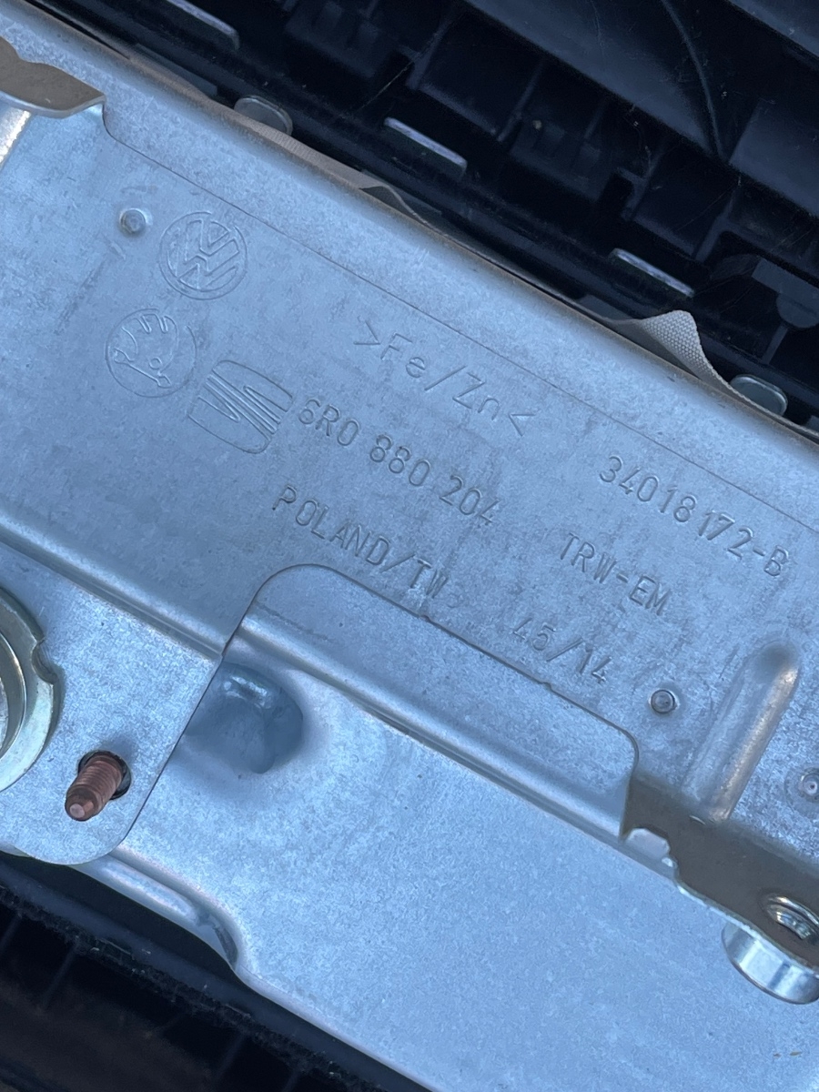 Kit airbag VOLKSWAGEN POLO 6R, 6C 2009 - > 6R0880204 6C1857002 – foto 5