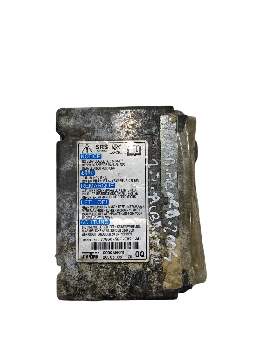 Calculator airbag  HONDA ACCORD VII CL, CN 2003 - 2012 77960sefe821m1