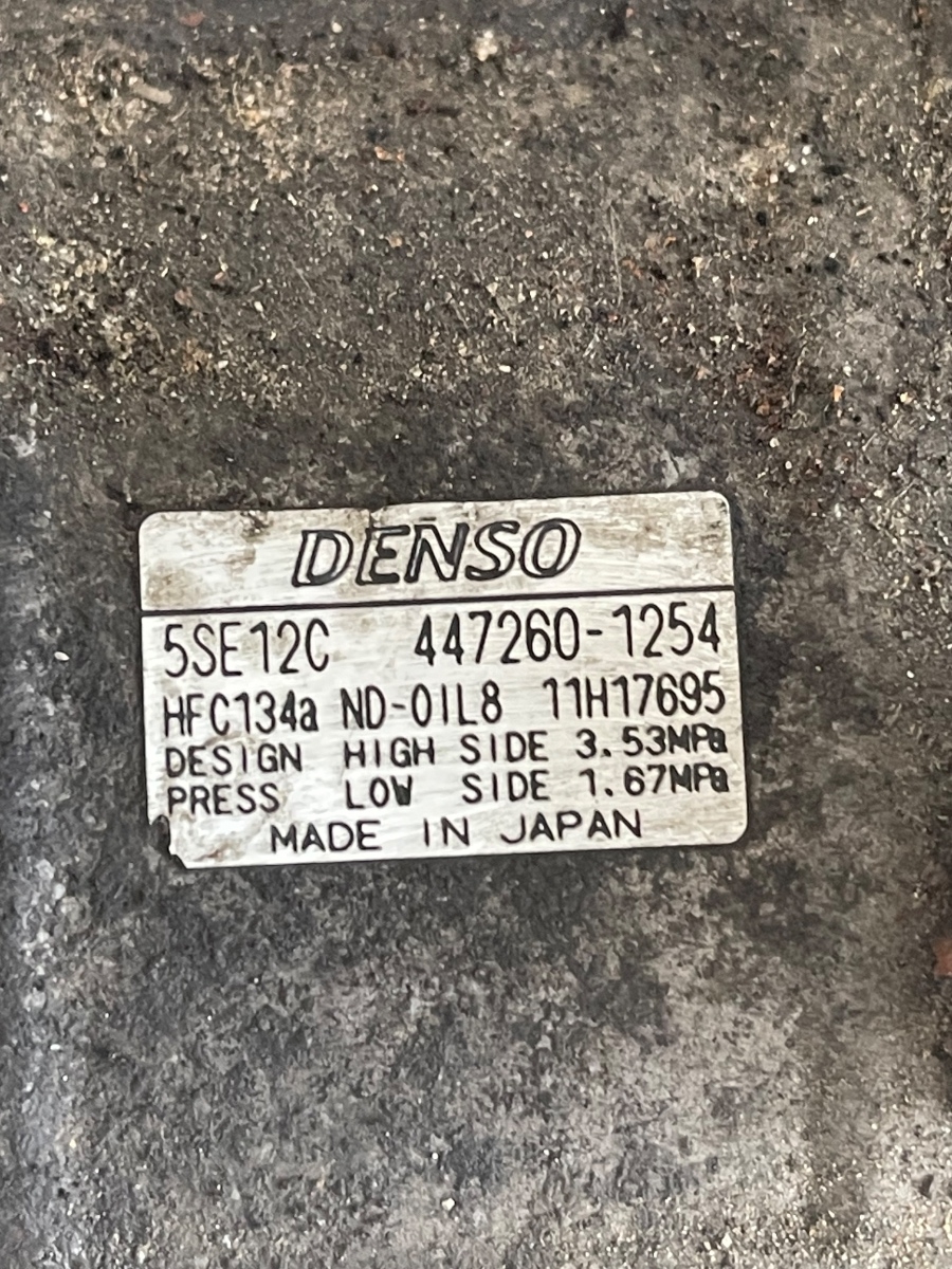 Compresor  AC TOYOTA RAV 4 III _A3_ 2005 - 2013 2.2D 447260-1254 – foto 2