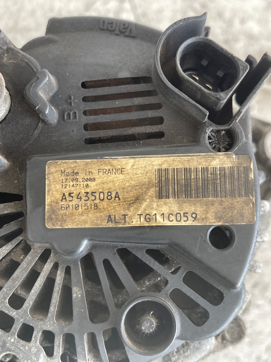 Alternator MITSUBISHI COLT VI Z3_A, Z2_A 2002 - 2012 1.5CDI A543508A – foto 3