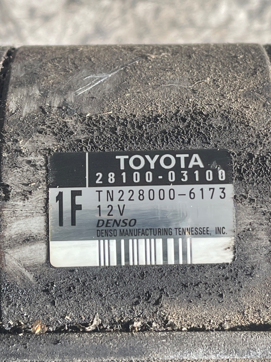 Electromotor LEXUS RX 300 2002 3.0BENZINA TN228000-6173 / 28100-03100 – foto 3