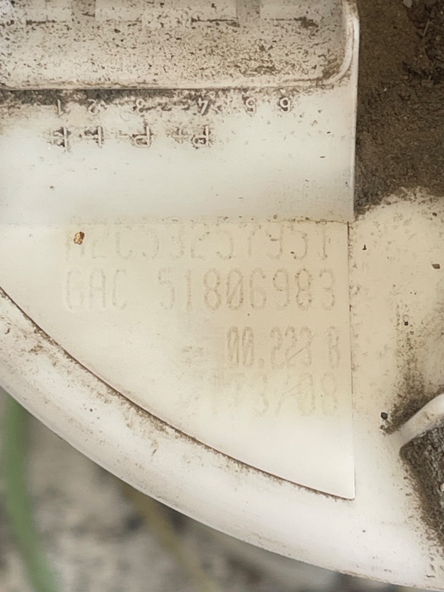 Pompa combustibil interna FIAT 500 312 2007 - > 1.2 169 A4.000 51806983 A2C53257951 – foto 3