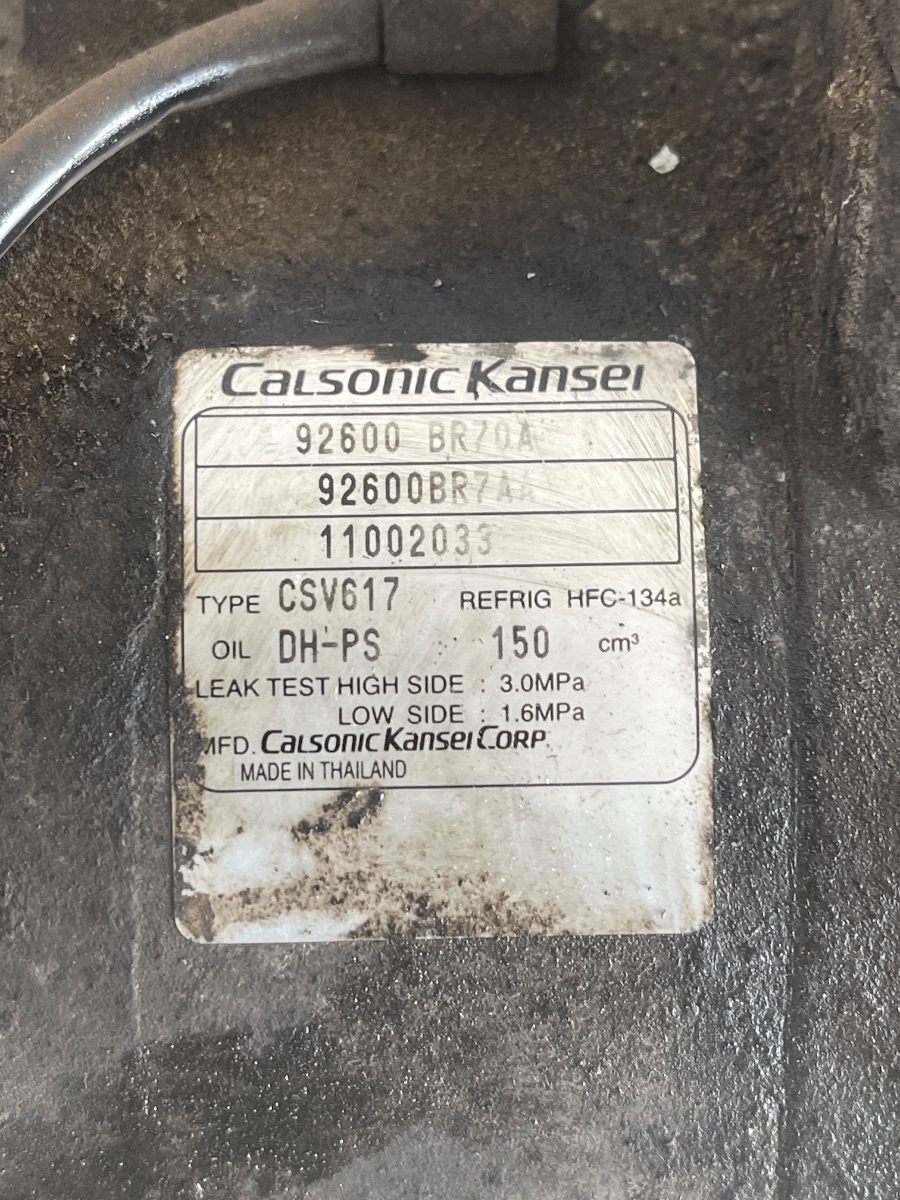 Compresor  AC NISSAN QASHQAI / QASHQAI +2 I J10, JJ10 2006 - 2014 2.0 dCi 4x4 M1D, M9R 92600BR70A – foto 4