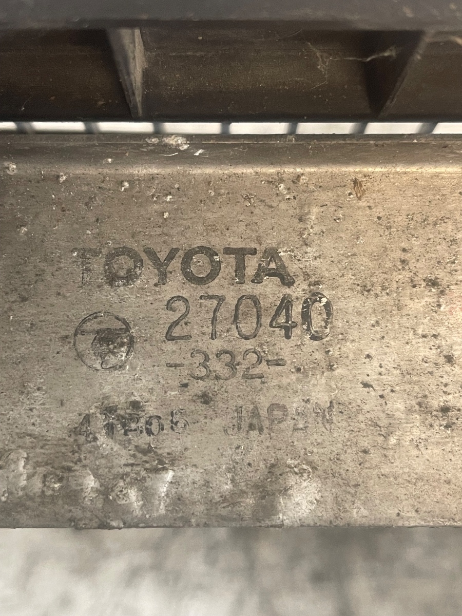 Radiator intercooler TOYOTA RAV 4 II _A2_ 2000 - 2005 2.0 D 4WD 1CD-FTV 27040-332 – foto 3