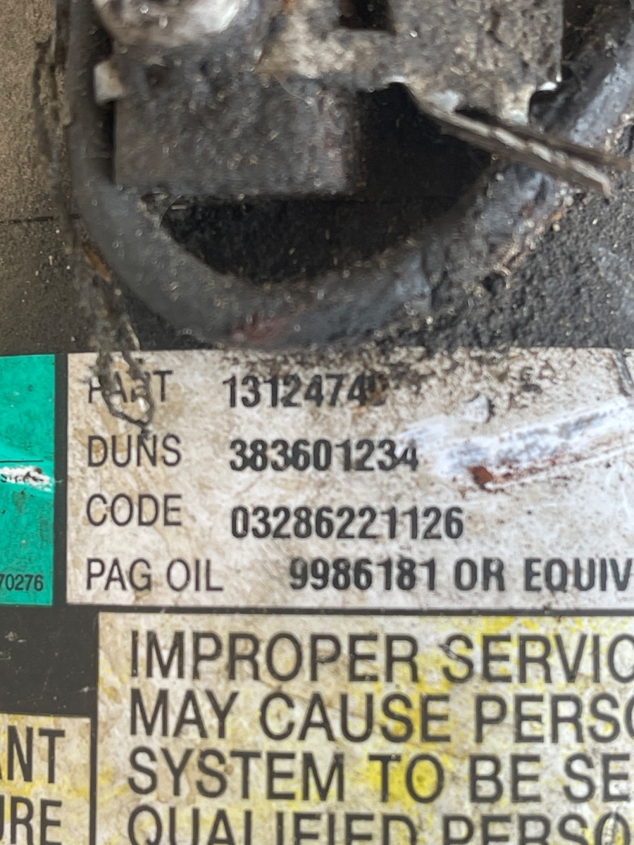 Compresor  AC OPEL ASTRA H L48, A04 2004 - 2014 13124749 – foto 3