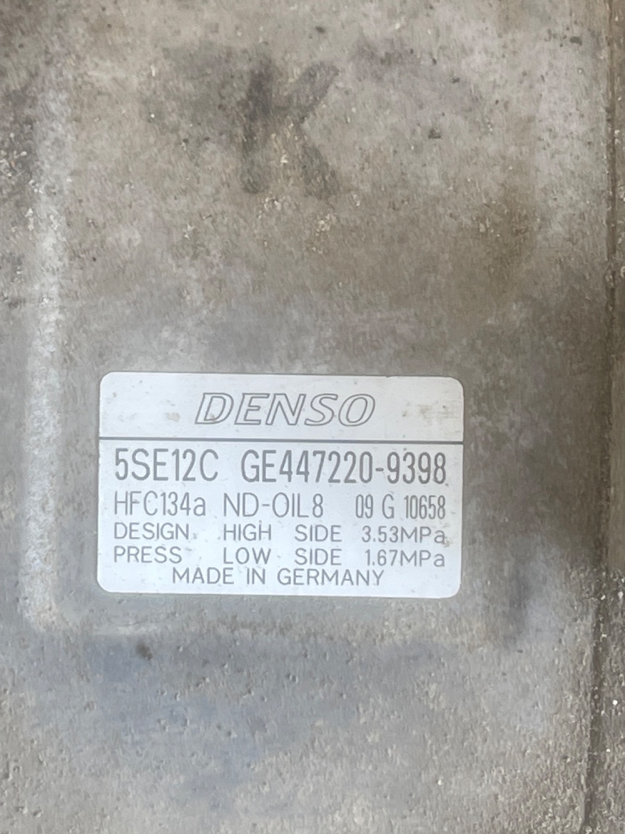 Compresor  AC TOYOTA AVENSIS Saloon _T25_ 2003 - 2008 2.0 1AZ-FSE 447220-9398 – foto 4