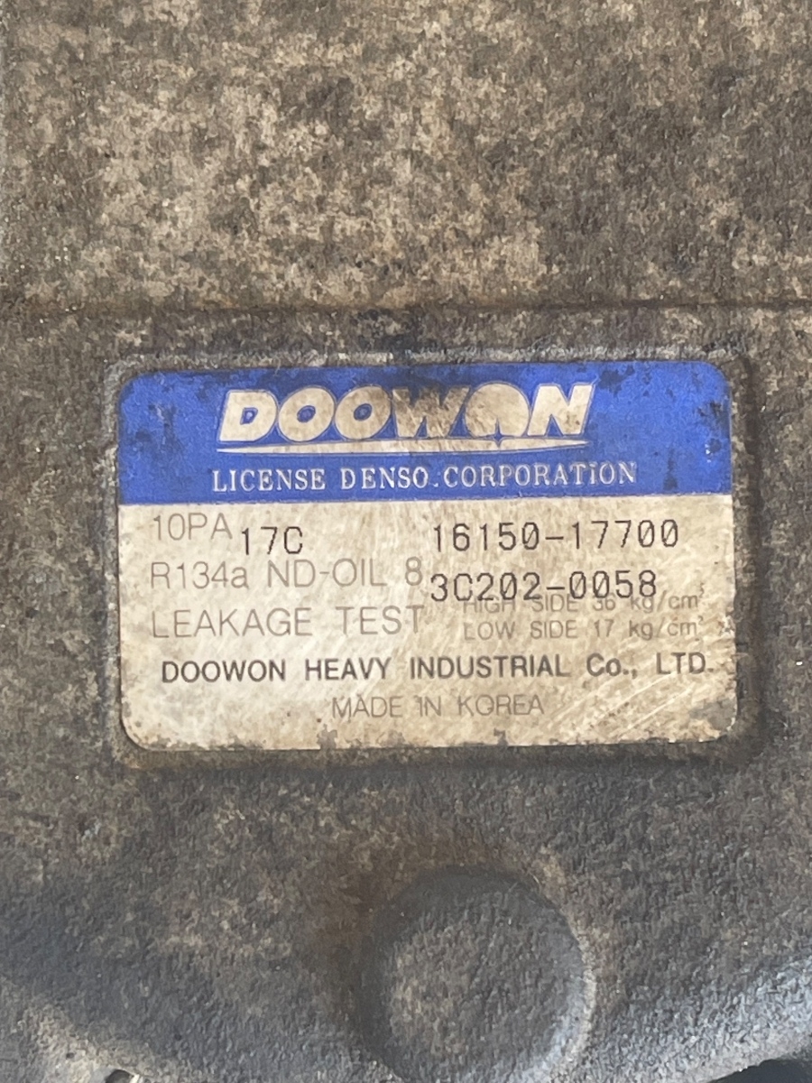 Compresor  AC KIA SORENTO I JC 2002 - > 2.5CRDI E3 16150-17700 – foto 3