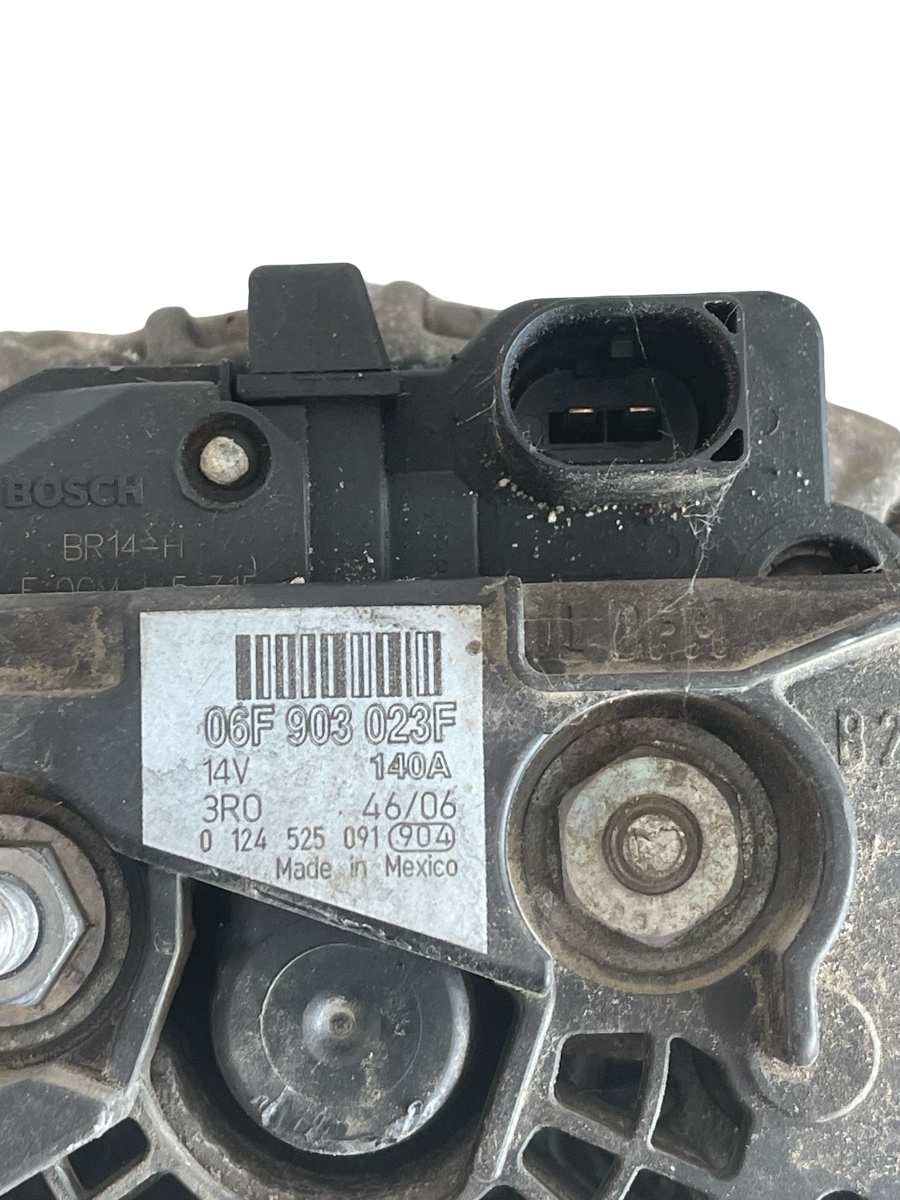 Alternator VOLKSWAGEN JETTA III 1K2 2004 - 2010 2.0 TDI BMM 06F903023F – foto 2
