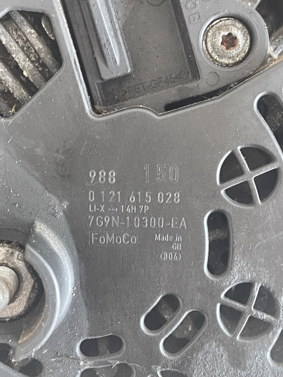 Alternator FORD MONDEO IV Saloon BA7 2007 - 2015 2.0TDCI  0121615028 – foto 3