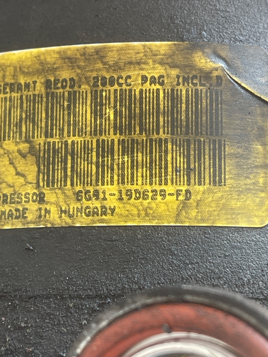 Compresor  AC LAND ROVER FREELANDER 2 LF_, L359 2006 - 2014 2.2 TD4 4x4 224DT, DW12BTED4 6G91-19D629-FD – foto 2