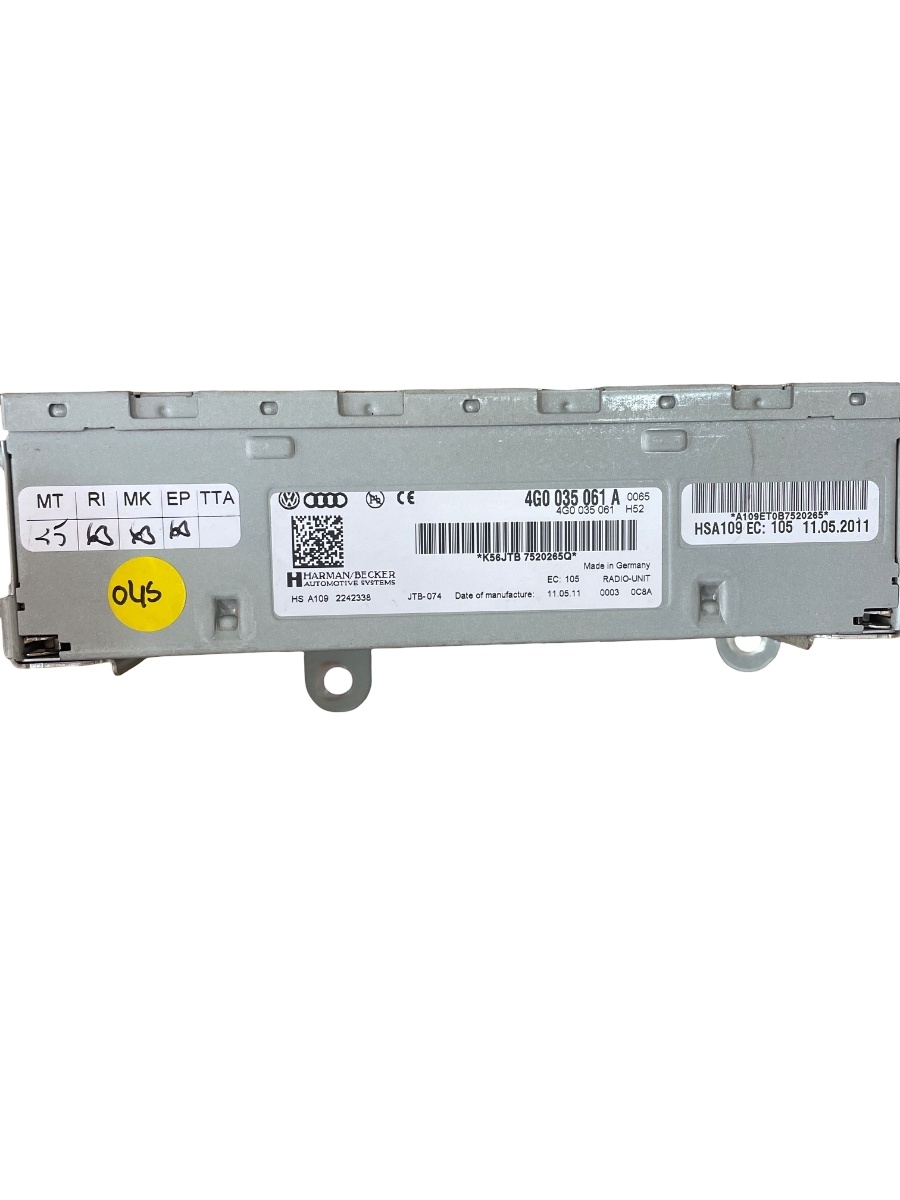 Mappe di navigazione su CD/DVD VOLKSWAGEN TOUAREG 7P5, 7P6 2010 - 2018 4g0 035 061 a